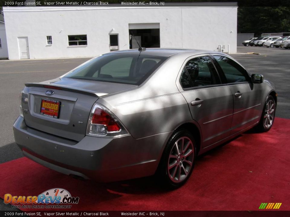 2009 Ford Fusion SE Vapor Silver Metallic / Charcoal Black Photo #7