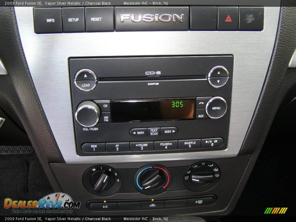 2009 Ford Fusion SE Vapor Silver Metallic / Charcoal Black Photo #15
