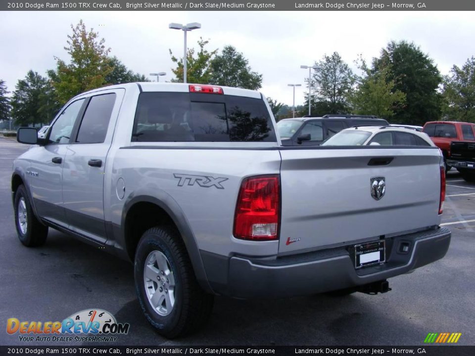 2010 Dodge Ram 1500 TRX Crew Cab Bright Silver Metallic / Dark Slate/Medium Graystone Photo #2