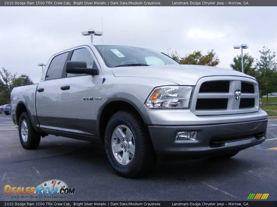 2010 Dodge Ram 1500 TRX Crew Cab Bright Silver Metallic / Dark Slate/Medium Graystone Photo #4