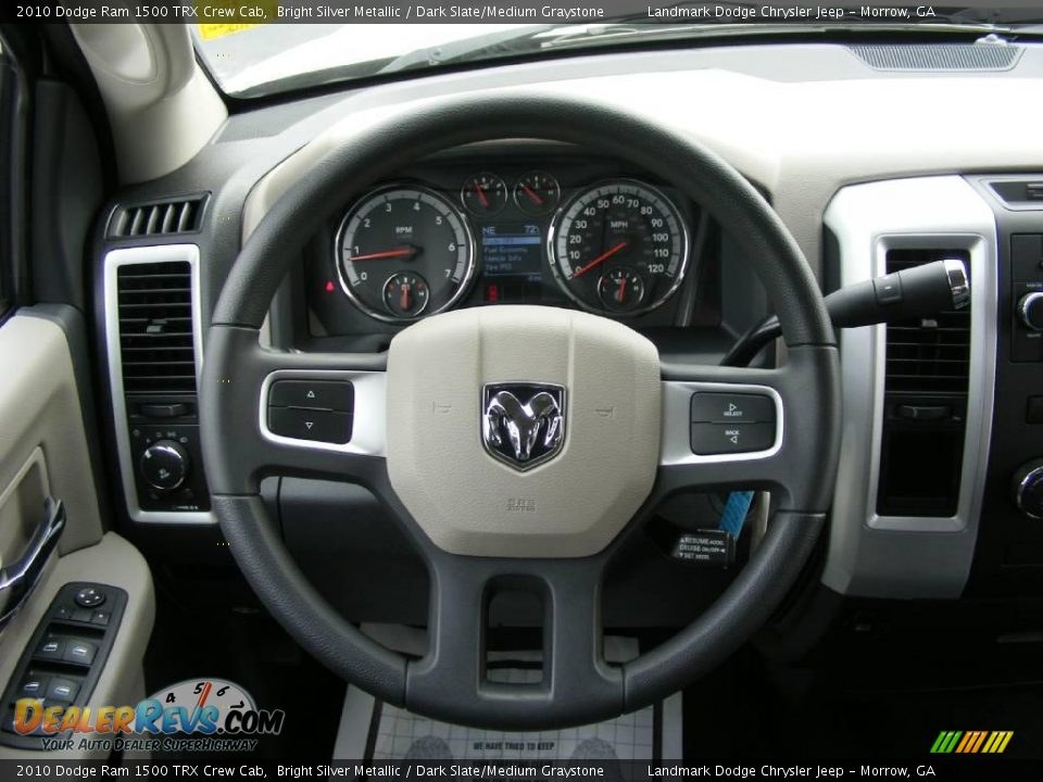 2010 Dodge Ram 1500 TRX Crew Cab Bright Silver Metallic / Dark Slate/Medium Graystone Photo #13