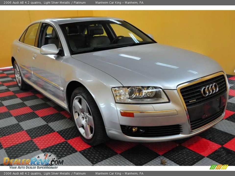 2006 Audi A8 4.2 quattro Light Silver Metallic / Platinum Photo #1