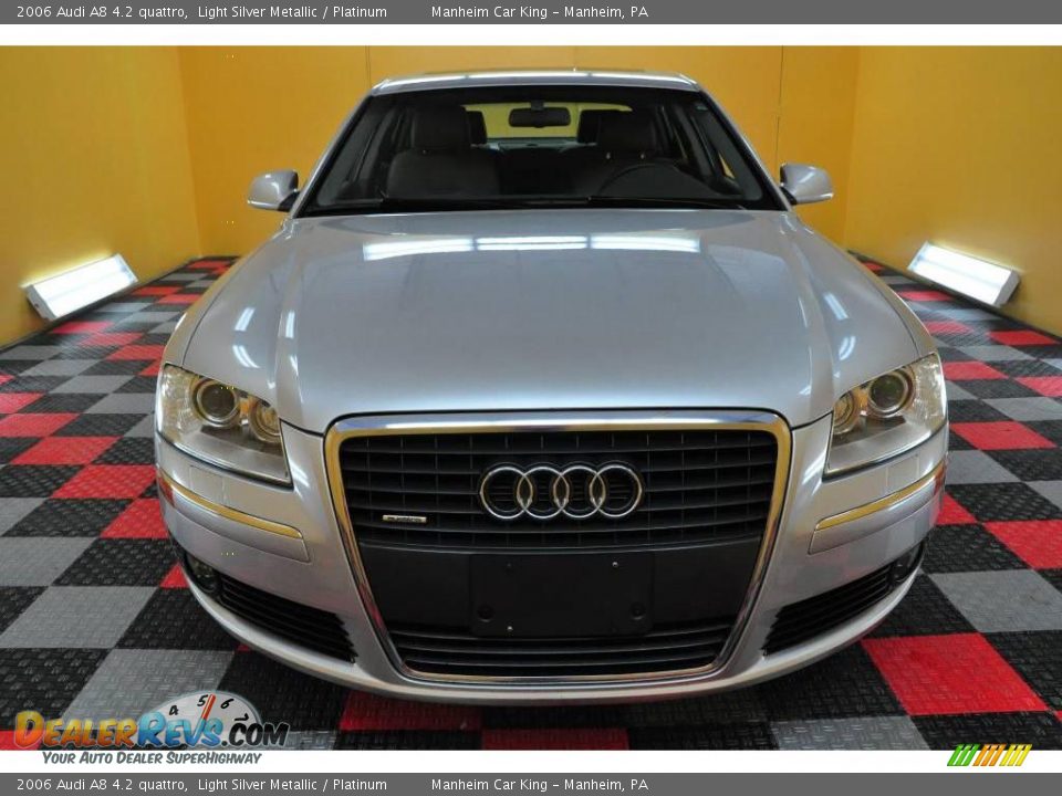 2006 Audi A8 4.2 quattro Light Silver Metallic / Platinum Photo #2