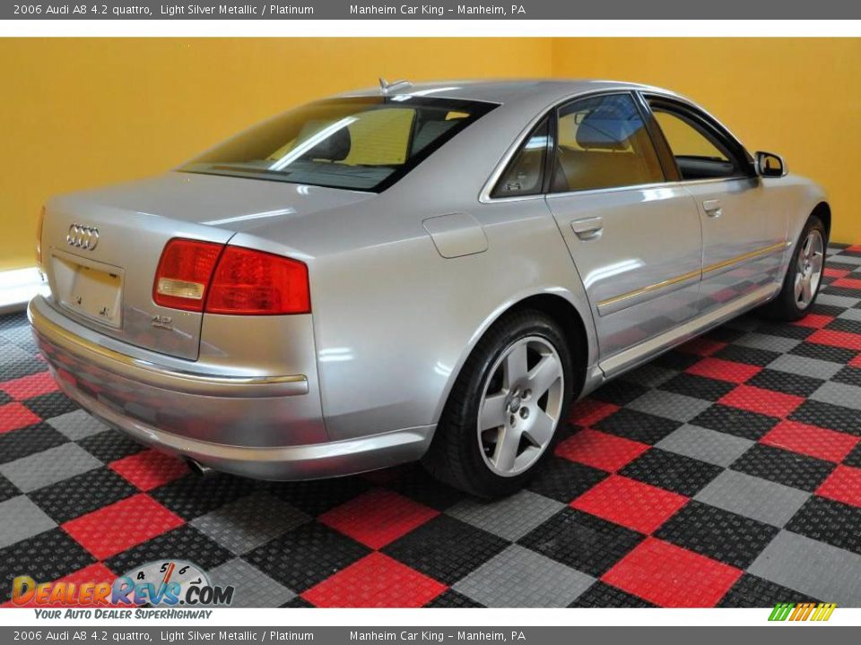 2006 Audi A8 4.2 quattro Light Silver Metallic / Platinum Photo #6