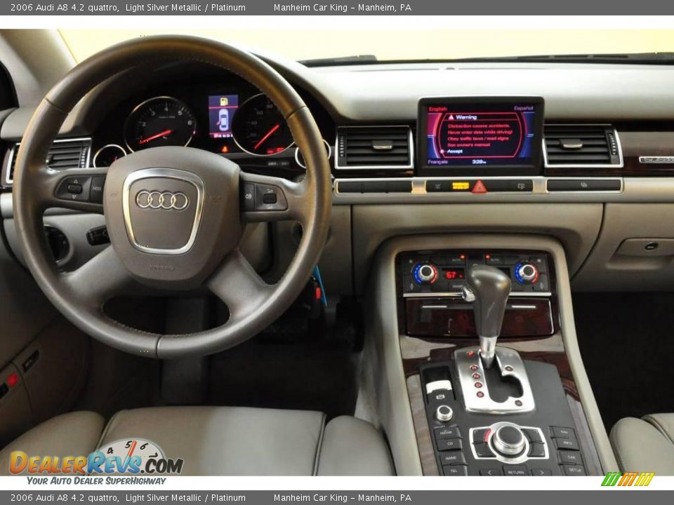 2006 Audi A8 4.2 quattro Light Silver Metallic / Platinum Photo #7
