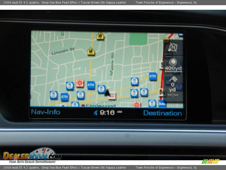 2009 Audi S5 4.2 quattro Deep Sea Blue Pearl Effect / Tuscan Brown Silk Nappa Leather Photo #22