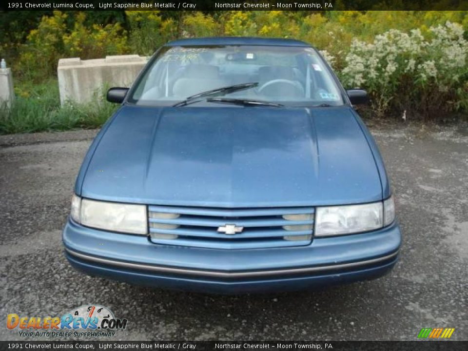 1991 Chevrolet Lumina Coupe Light Sapphire Blue Metallic / Gray Photo #2