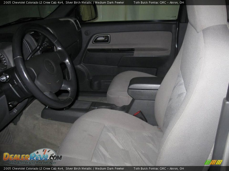 2005 Chevrolet Colorado LS Crew Cab 4x4 Silver Birch Metallic / Medium Dark Pewter Photo #7