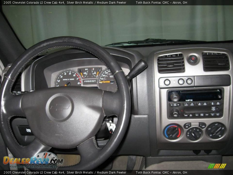 2005 Chevrolet Colorado LS Crew Cab 4x4 Silver Birch Metallic / Medium Dark Pewter Photo #9