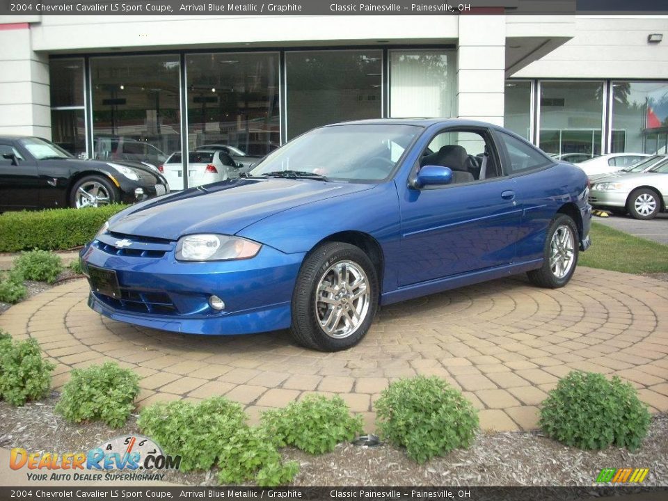 2004 Chevrolet Cavalier LS Sport Coupe Arrival Blue Metallic / Graphite Photo #2