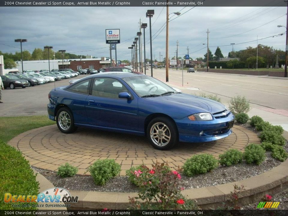 2004 Chevrolet Cavalier LS Sport Coupe Arrival Blue Metallic / Graphite Photo #4