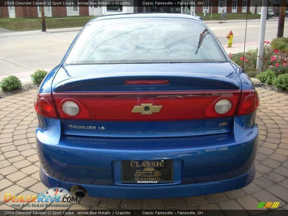 2004 Chevrolet Cavalier LS Sport Coupe Arrival Blue Metallic / Graphite Photo #7