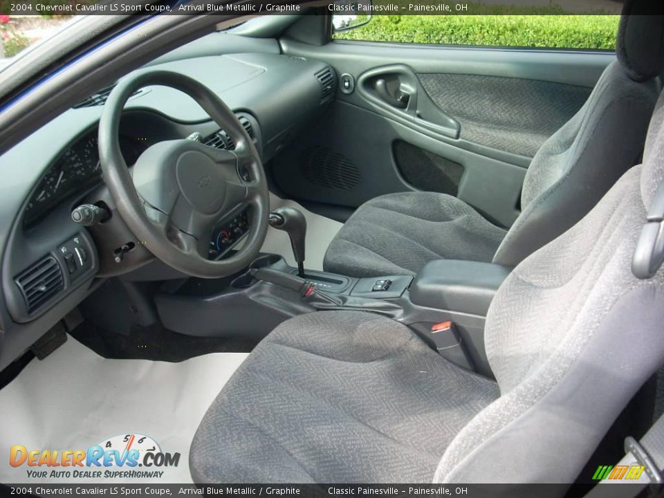 2004 Chevrolet Cavalier LS Sport Coupe Arrival Blue Metallic / Graphite Photo #9