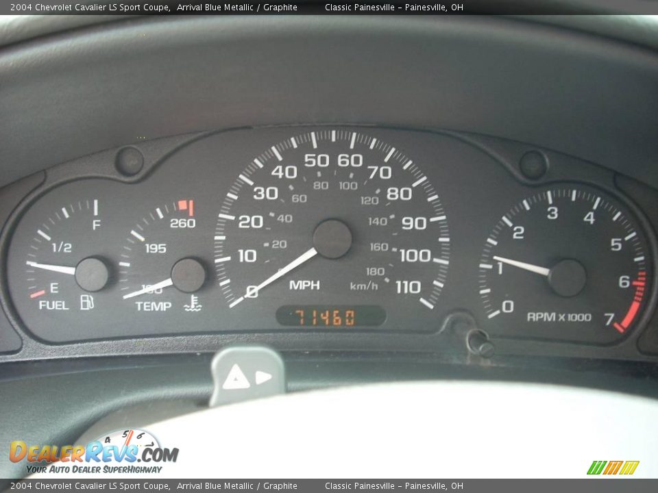 2004 Chevrolet Cavalier LS Sport Coupe Arrival Blue Metallic / Graphite Photo #13