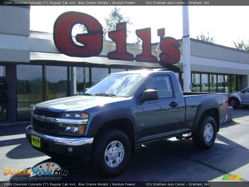 2006 Chevrolet Colorado Z71 Regular Cab 4x4 Blue Granite Metallic / Medium Pewter Photo #1