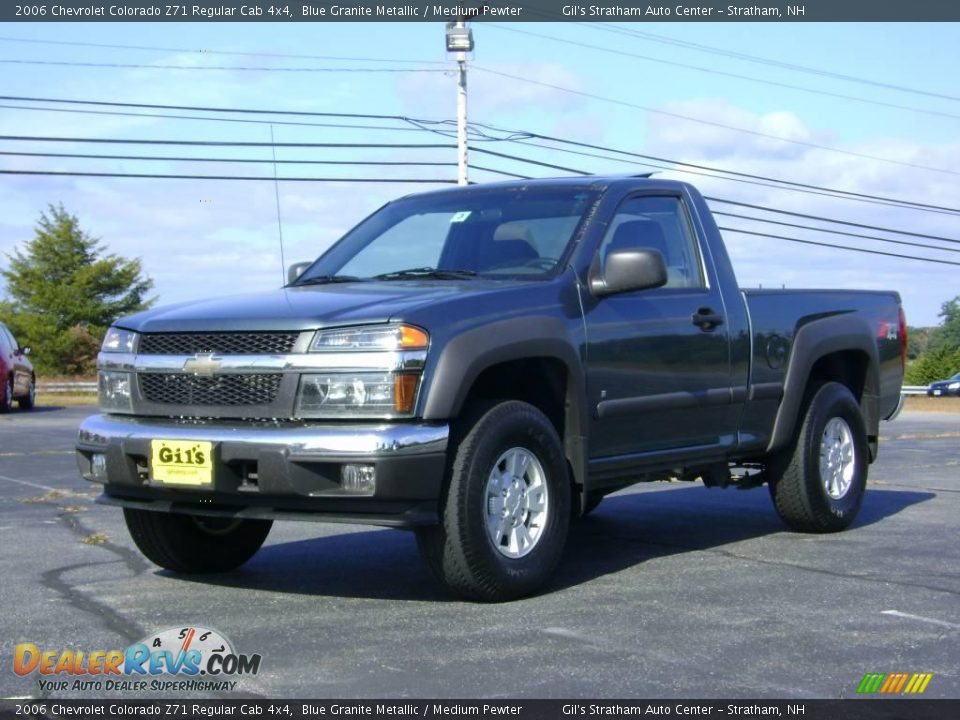 2006 Chevrolet Colorado Z71 Regular Cab 4x4 Blue Granite Metallic / Medium Pewter Photo #3
