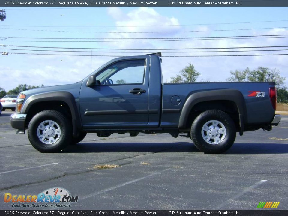 2006 Chevrolet Colorado Z71 Regular Cab 4x4 Blue Granite Metallic / Medium Pewter Photo #4