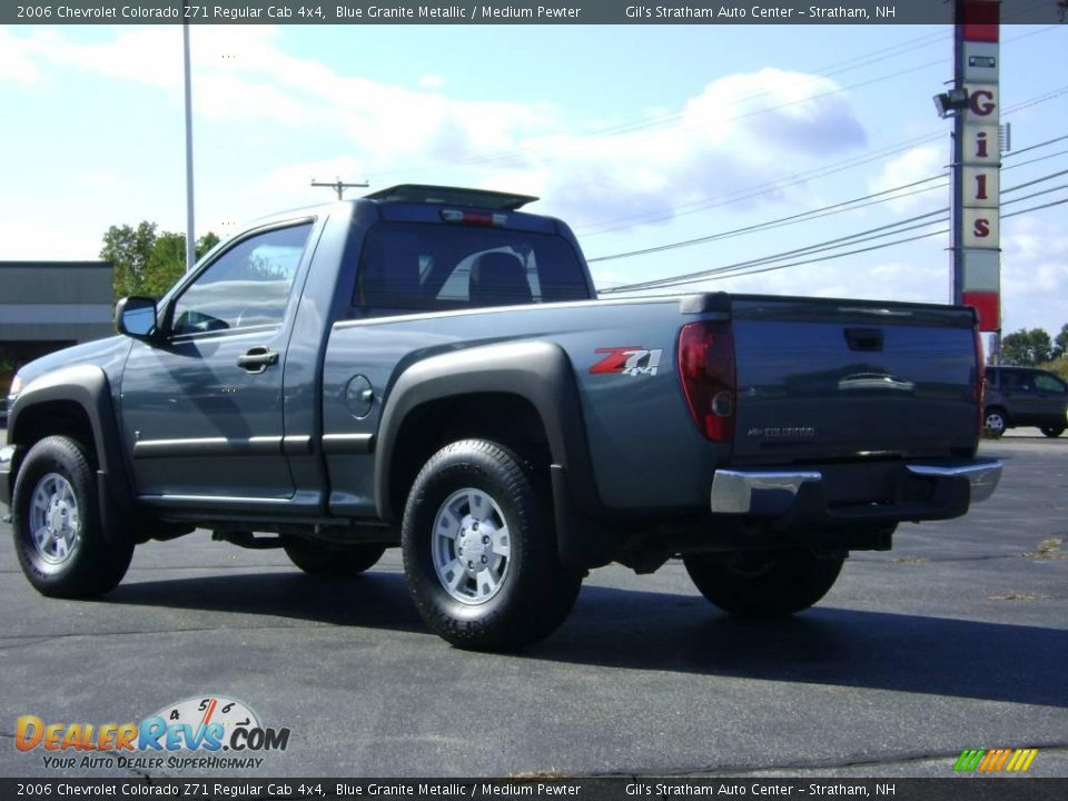 2006 Chevrolet Colorado Z71 Regular Cab 4x4 Blue Granite Metallic / Medium Pewter Photo #5