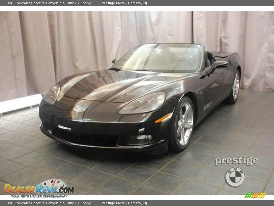 2008 Chevrolet Corvette Convertible Black / Ebony Photo #1