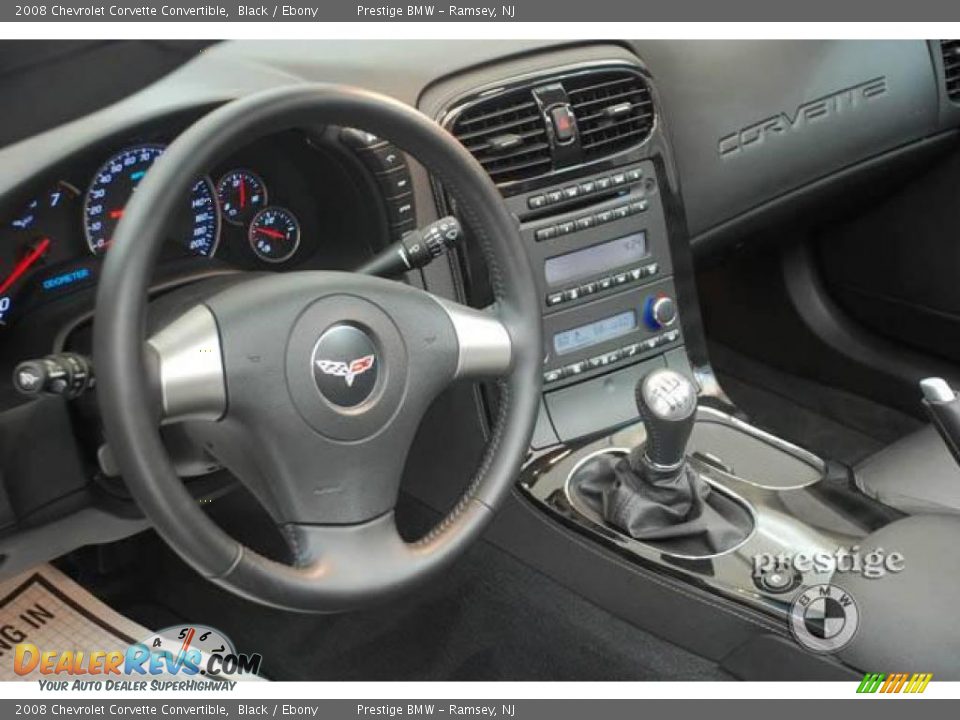 2008 Chevrolet Corvette Convertible Black / Ebony Photo #3