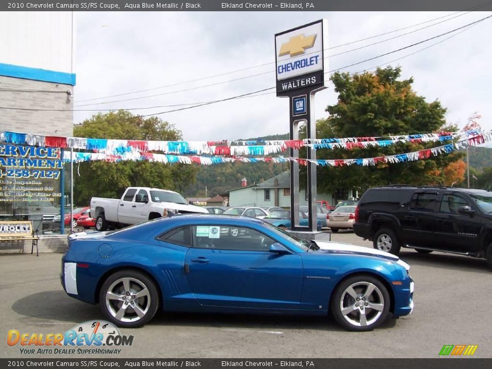 2010 Chevrolet Camaro SS/RS Coupe Aqua Blue Metallic / Black Photo #1