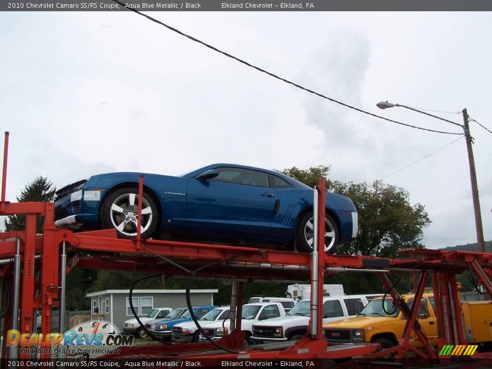 2010 Chevrolet Camaro SS/RS Coupe Aqua Blue Metallic / Black Photo #3