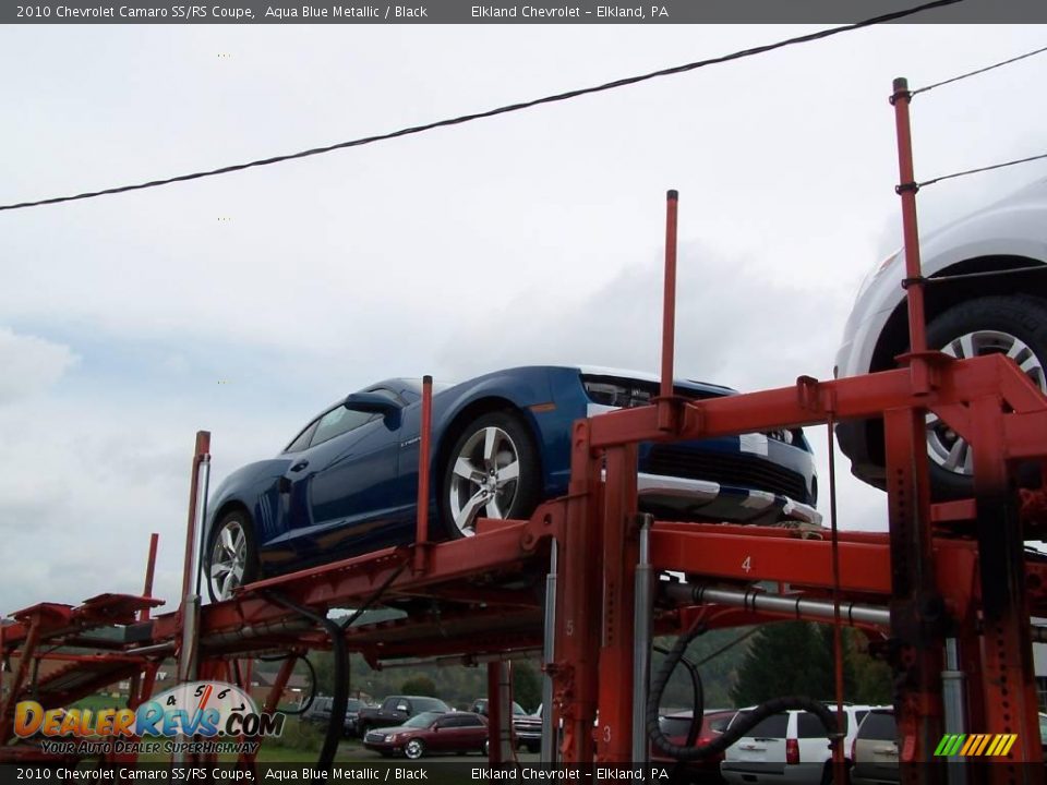 2010 Chevrolet Camaro SS/RS Coupe Aqua Blue Metallic / Black Photo #4