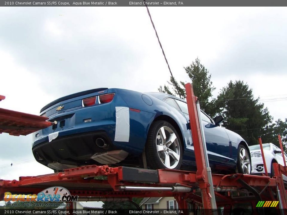 2010 Chevrolet Camaro SS/RS Coupe Aqua Blue Metallic / Black Photo #5