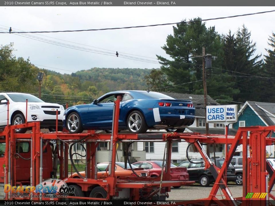 2010 Chevrolet Camaro SS/RS Coupe Aqua Blue Metallic / Black Photo #6