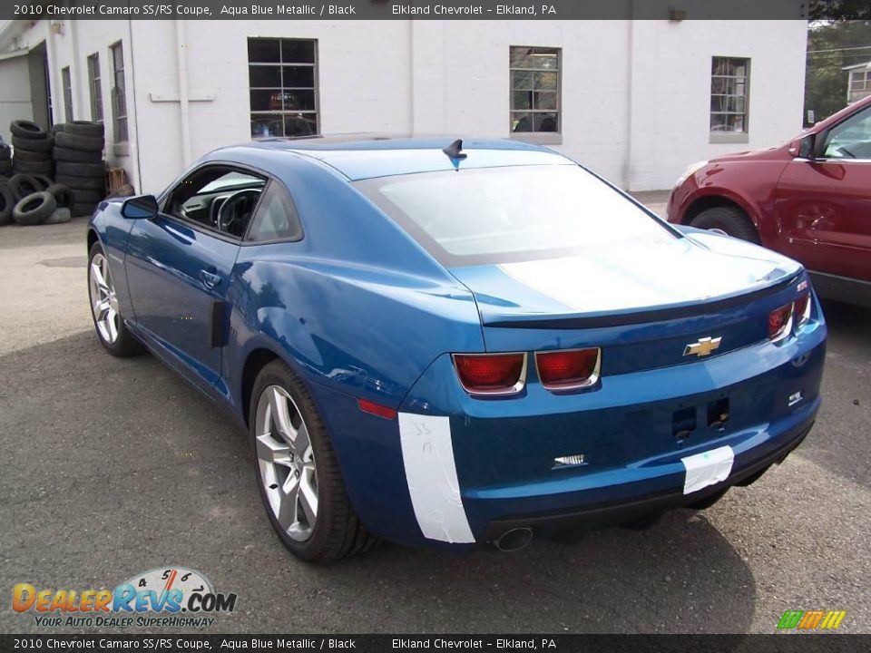 2010 Chevrolet Camaro SS/RS Coupe Aqua Blue Metallic / Black Photo #13