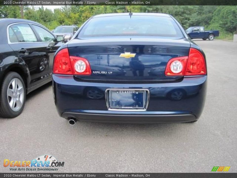 2010 Chevrolet Malibu LT Sedan Imperial Blue Metallic / Ebony Photo #5