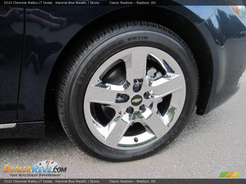 2010 Chevrolet Malibu LT Sedan Imperial Blue Metallic / Ebony Photo #6
