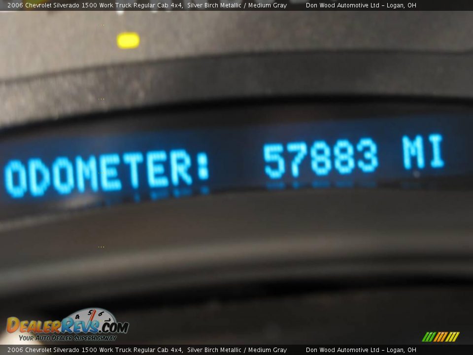 2006 Chevrolet Silverado 1500 Work Truck Regular Cab 4x4 Silver Birch Metallic / Medium Gray Photo #12