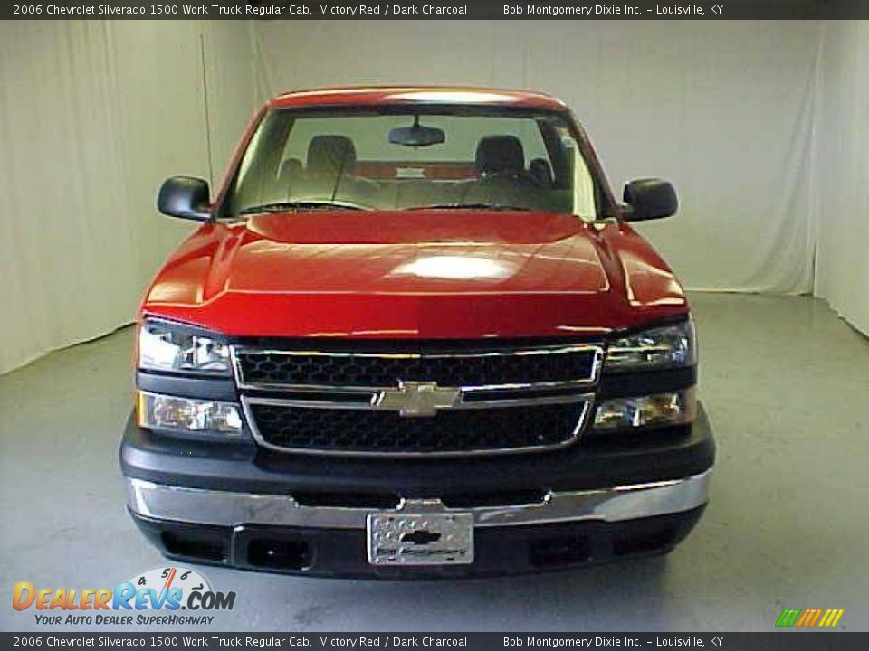 2006 Chevrolet Silverado 1500 Work Truck Regular Cab Victory Red / Dark Charcoal Photo #2