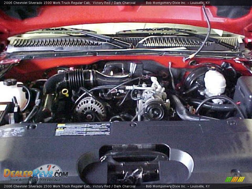 2006 Chevrolet Silverado 1500 Work Truck Regular Cab Victory Red / Dark Charcoal Photo #5