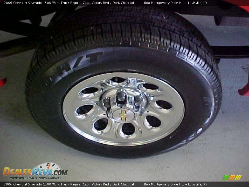 2006 Chevrolet Silverado 1500 Work Truck Regular Cab Victory Red / Dark Charcoal Photo #9