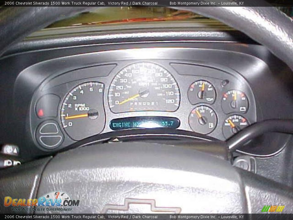 2006 Chevrolet Silverado 1500 Work Truck Regular Cab Victory Red / Dark Charcoal Photo #16