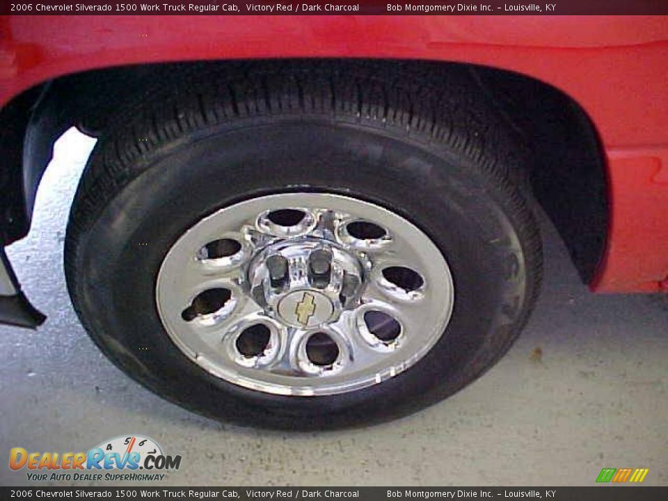 2006 Chevrolet Silverado 1500 Work Truck Regular Cab Victory Red / Dark Charcoal Photo #18