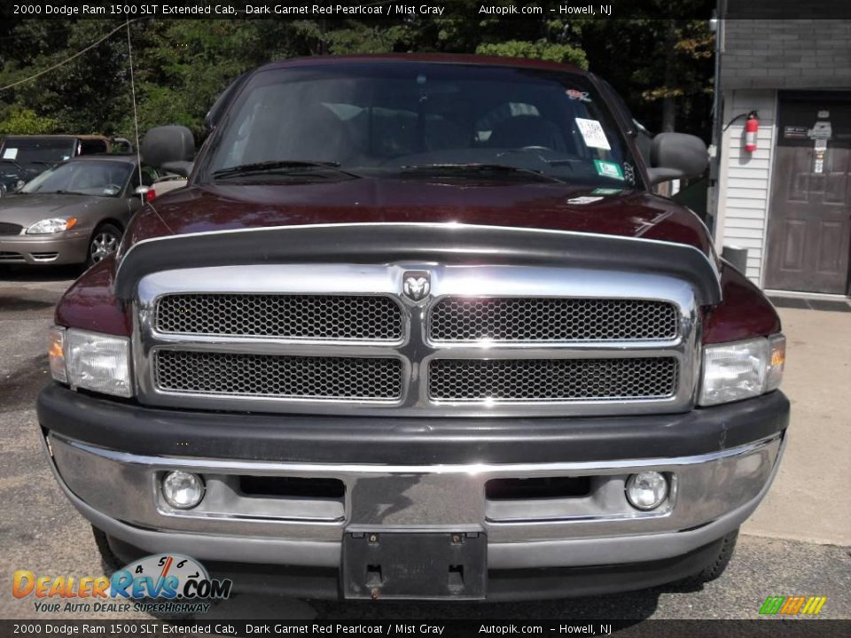 2000 Dodge Ram 1500 SLT Extended Cab Dark Garnet Red Pearlcoat / Mist Gray Photo #2