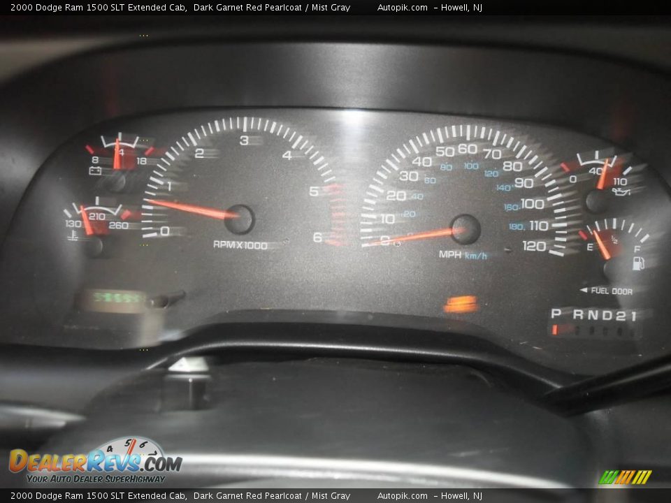 2000 Dodge Ram 1500 SLT Extended Cab Dark Garnet Red Pearlcoat / Mist Gray Photo #14