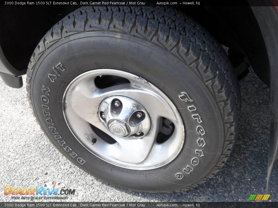 2000 Dodge Ram 1500 SLT Extended Cab Dark Garnet Red Pearlcoat / Mist Gray Photo #17