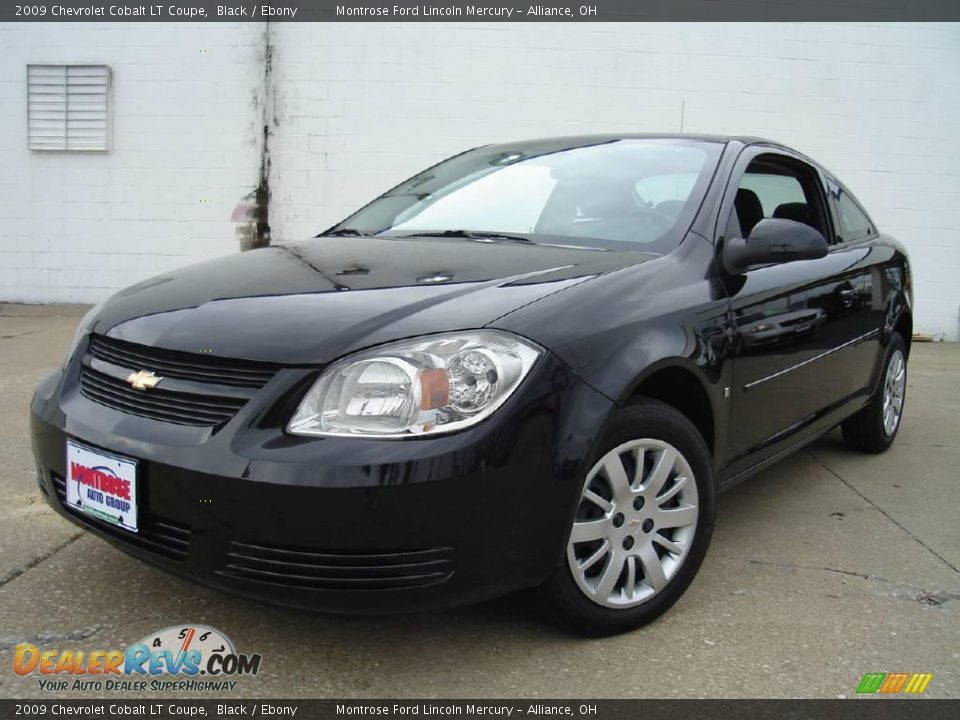 2009 Chevrolet Cobalt LT Coupe Black / Ebony Photo #1