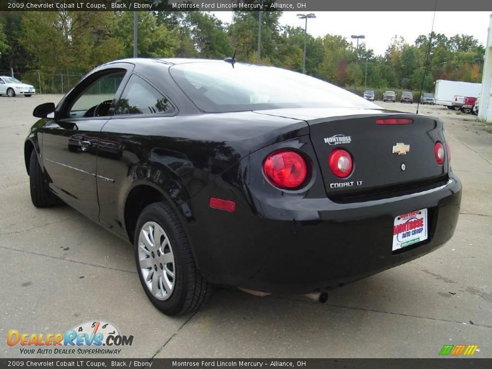 2009 Chevrolet Cobalt LT Coupe Black / Ebony Photo #3