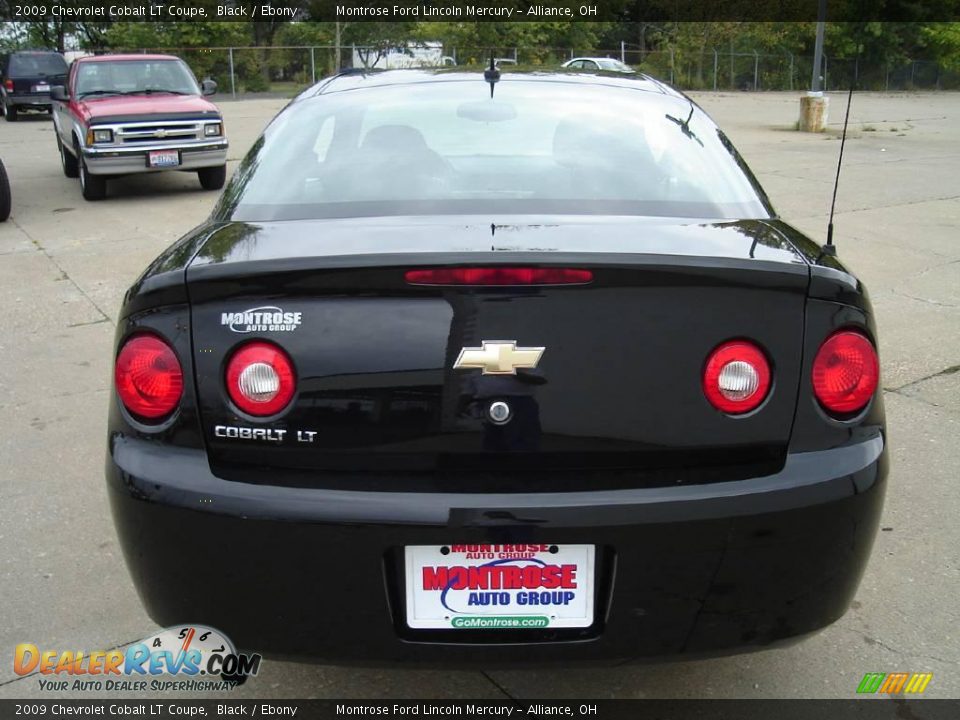 2009 Chevrolet Cobalt LT Coupe Black / Ebony Photo #4