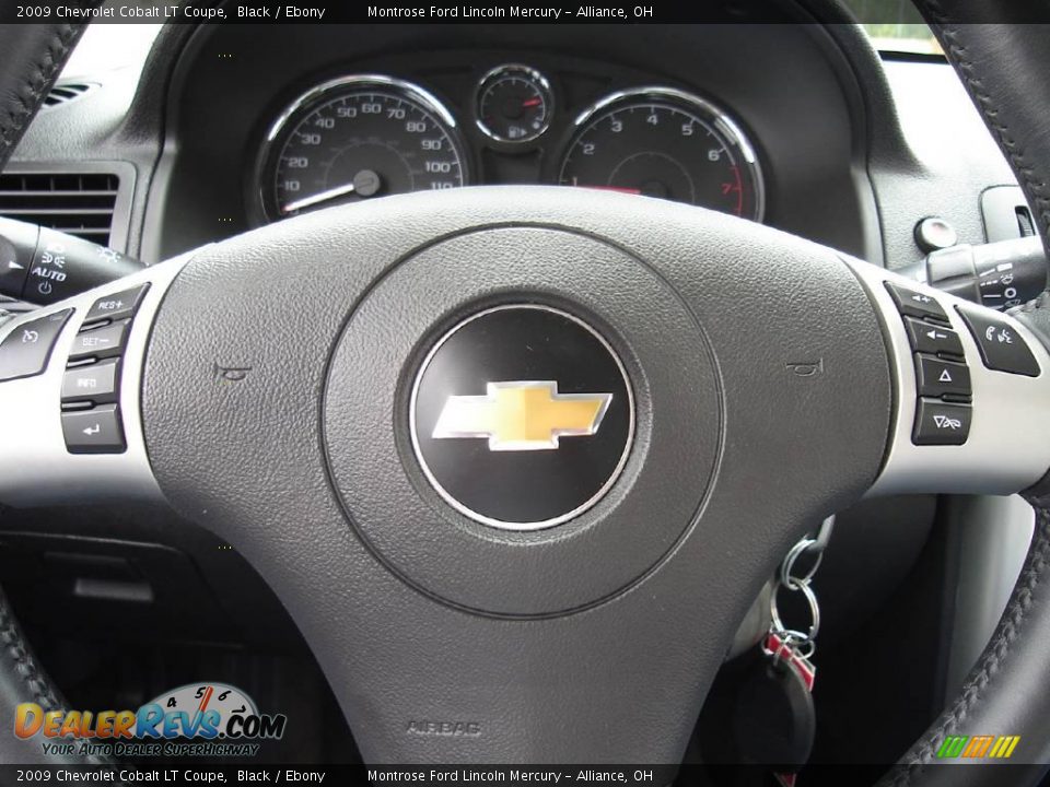 2009 Chevrolet Cobalt LT Coupe Black / Ebony Photo #23