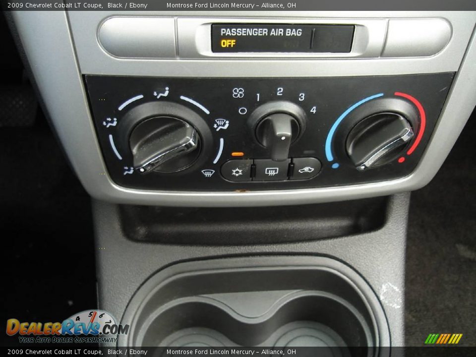 2009 Chevrolet Cobalt LT Coupe Black / Ebony Photo #25