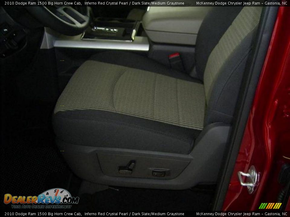 2010 Dodge Ram 1500 Big Horn Crew Cab Inferno Red Crystal Pearl / Dark Slate/Medium Graystone Photo #10