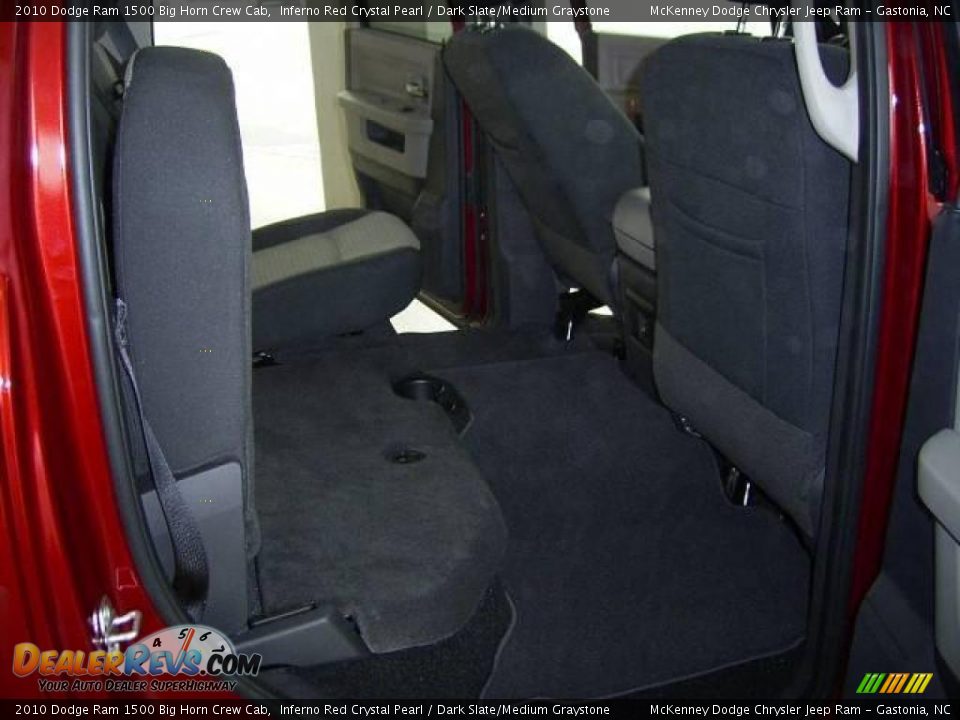 2010 Dodge Ram 1500 Big Horn Crew Cab Inferno Red Crystal Pearl / Dark Slate/Medium Graystone Photo #13