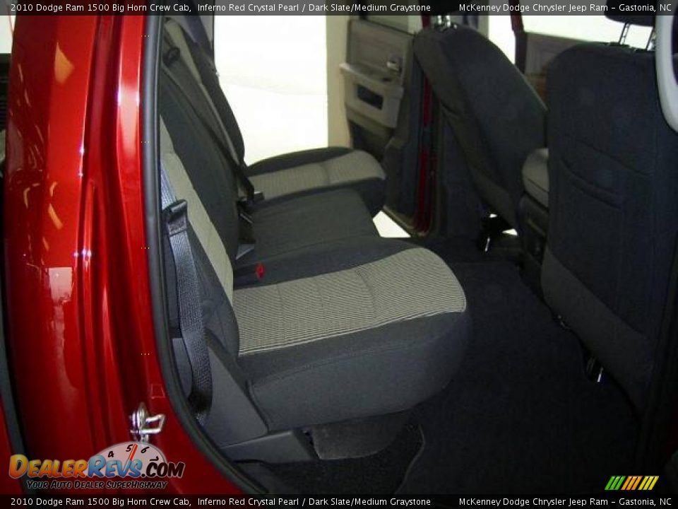 2010 Dodge Ram 1500 Big Horn Crew Cab Inferno Red Crystal Pearl / Dark Slate/Medium Graystone Photo #14