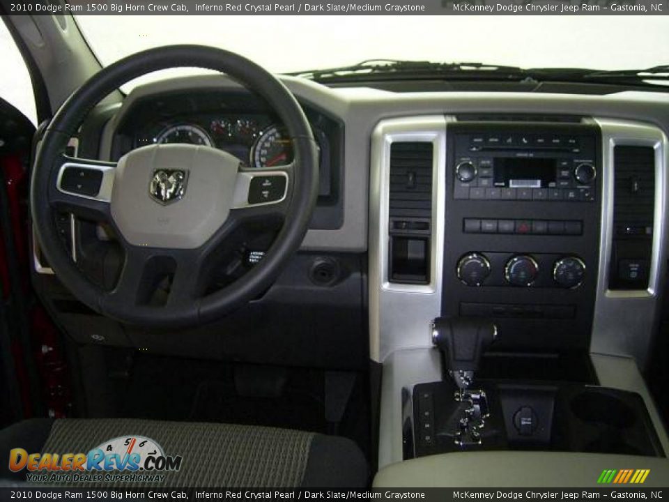 2010 Dodge Ram 1500 Big Horn Crew Cab Inferno Red Crystal Pearl / Dark Slate/Medium Graystone Photo #20